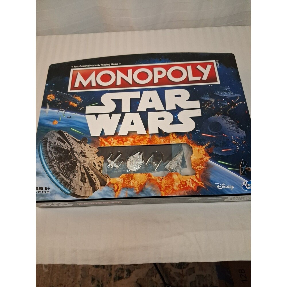 Monopoly Star Wars Disney Hasbro Board Game 2015 Edition Complete New open box